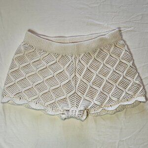 ZARA BOHO CROCHET COTTON SHORTIES, L
